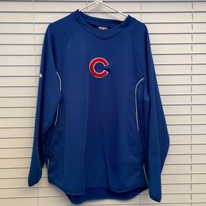 Chicago cubs majestic thermal pull over large